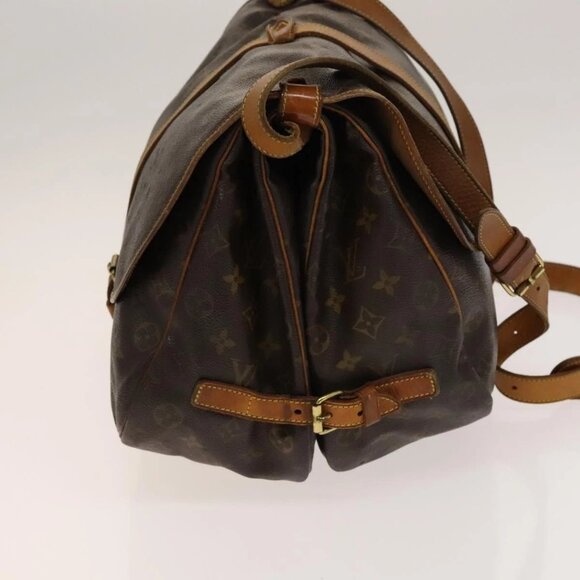 LOUIS VUITTON Monogram Saumur 35 Shoulder Bag M42254 LV Auth 138785 - Picture 4 of 15